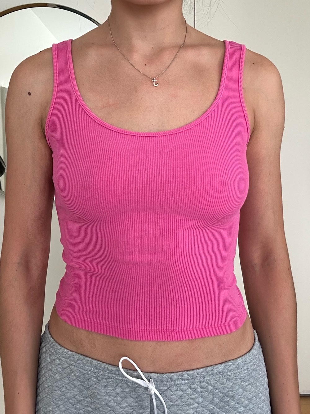 Y2K Anchor Blue Tank Top